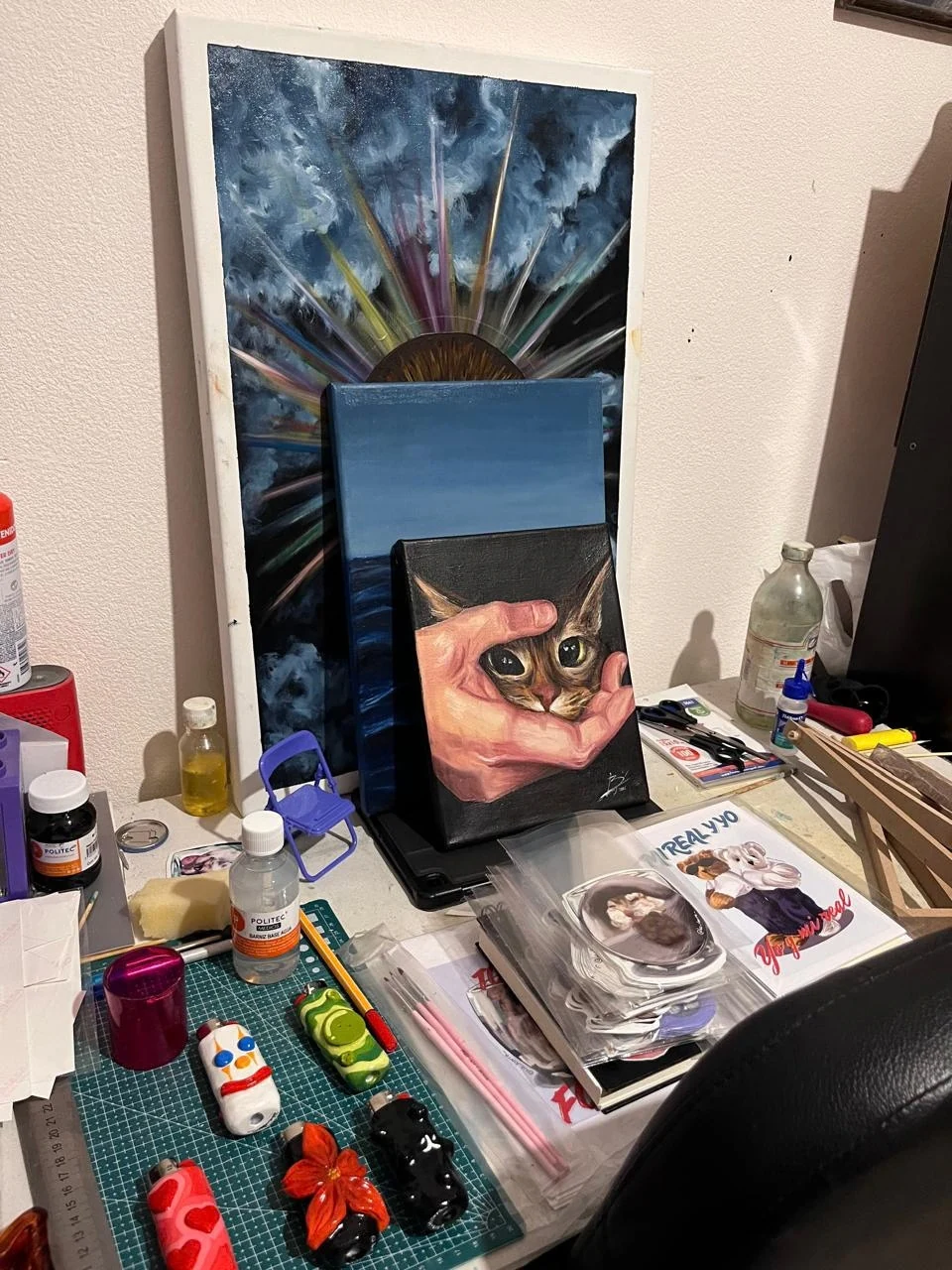 El proceso artístico en el estudio