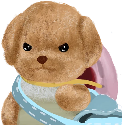 Perrito con pañuelo