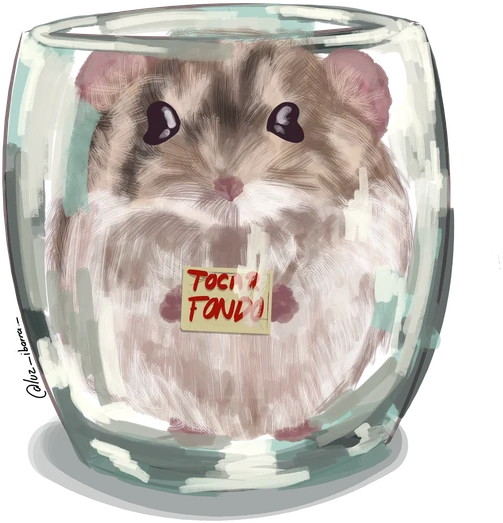 Gatito en copa